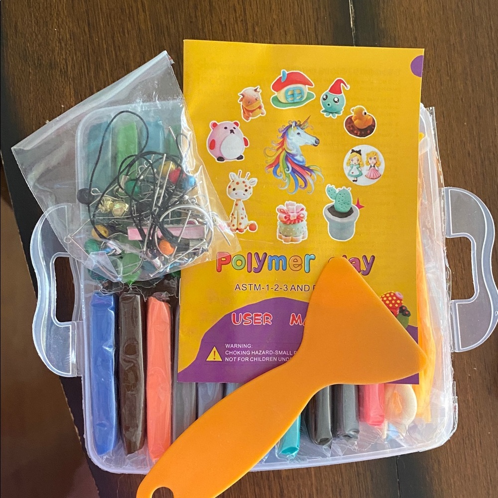 50 VIBRANT COLORS Polymer Clay Set 
Each shade wrapped in airtight packaging,